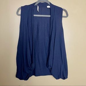 NWOT Autumn Cashmere Sleeveless Thin Cardigan